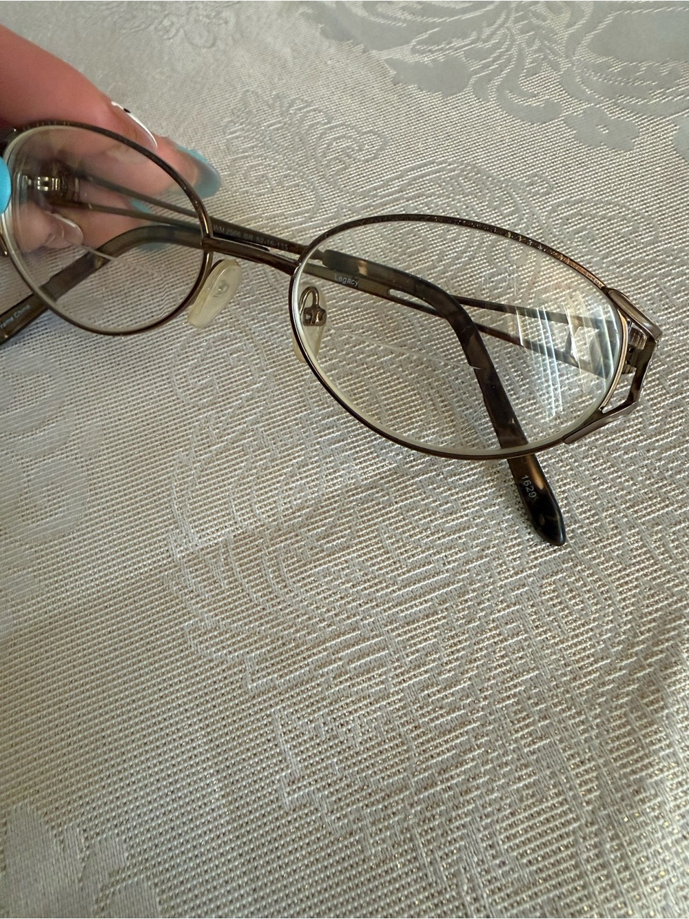 Legacy Oval Tortoiseshell Metal Rim Glasses - Brown Tones